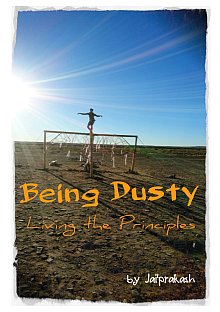 Book cover for 'Being Dusty'